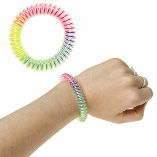 Pulseras El&aacute;sticas Arco&iacute;ris para Ni&ntilde;os (48 Unidades)