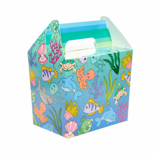 Cajitas para Men&uacute; / Cajitas de Regalo Animales Marinos (12 uds)