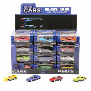 Mix de Coches de Deporte, Escala 1:72 en Expositor (48 uds.)