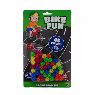BIKE FUN - 45x Cuentas de Radios para Bicicleta en Tarjeta