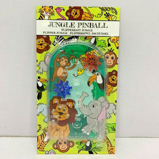 Juego de Pinball Animales de la Selva en Tarjeta (12 uds.)