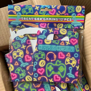 Cajitas para regalos Gamer (12 unidades)