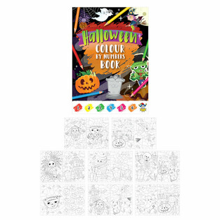 Cuadernos de colorear Halloween por números (48 uds.)