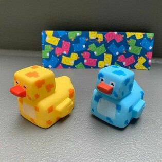 Mix de Patitos Gaming - Patos de Ba&ntilde;o 6x5 cm (4 unidades)