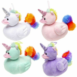 PELUCHE UNIDUCKZ - PATO UNICORNIO - COLORES MIXTOS - 12x24x17 CM (8 uds)