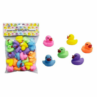 Patitos de goma peque&ntilde;os de colores (24 uds.)