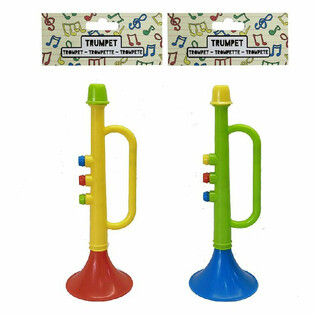 Trompeta de Juguete - 15 cm Alto - Colores Mezclados (12 uds)