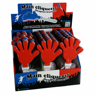 Manos Aplaudidoras XL Grandes - 27 cm - en Expositor (24 uds.)
