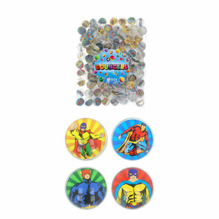 Mezcla de Súper Héroes - Pelotas Saltarinas Ø3,3 cm (100 uds.)