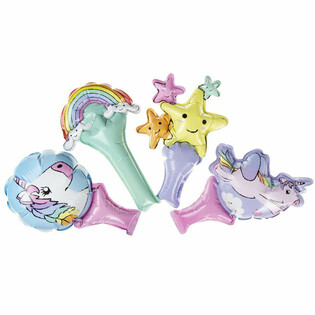 Globos de Mano Unicornio Auto-Inflables (48 unidades)