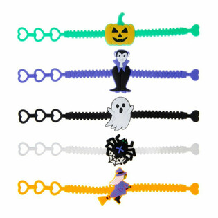 PULSERAS DE SILICONA HALLOWEEN (12 uds.)