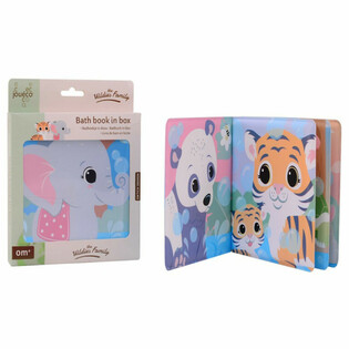 JOUECO - LIBRO DE BA&Ntilde;O THE WILDIES FAMILY EN CAJA DE REGALO - Desde 0 meses (1 ud.)