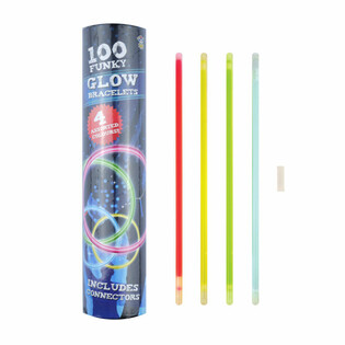 Pulseras Luminosas Glow - Tubo de 100 Unidades