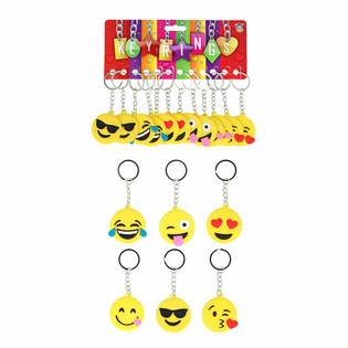Llaveros Smiley Mix (12 unidades)