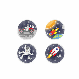 MIX ESPACIO - PELOTAS SALTARINAS &Oslash;3.3 Cm. (100 uds.)