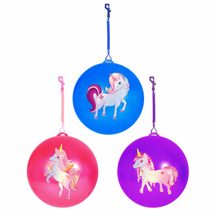 Pelota de Unicornio con Cordón / Pelota Bungee Ø23 cm (24 ud.)