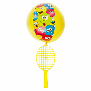 Raqueta de Paddle con Pelota - Smiley (12 uds.)