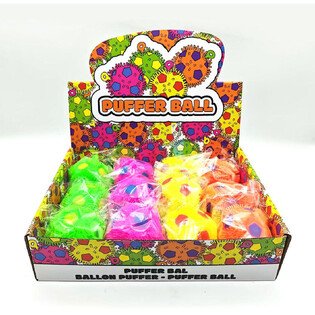 PELOTA PUFFER - 6.5CM - EN EXPOSITOR (12 uds.)