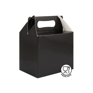 Cajitas para Regalos y Chuches Negro 14x9.5x12 cm (12 uds.)