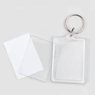 LLAVERO RECTANGULAR PARA COLOREAR (48 uds.)