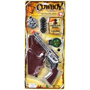 SET DE COWBOY EN TARJETA - MODELO 2 (4 pzs)