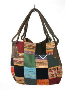 Bolso Patchwork B-Fair Pequeño Marrón (1 ud)