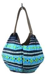 Art.nr: 97732C - Bolso B-FAIR Pouche Marrón/Azul/Amarillo (1 ud)