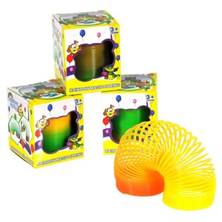 MUELLE ESPIRAL ARCO&Iacute;RIS EN CAJA &Oslash; 5 CM (24 uds)