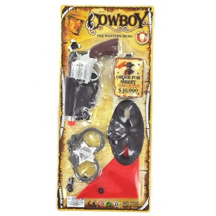 Set de cowboy en tarjeta - Modelo 6 (3 piezas)