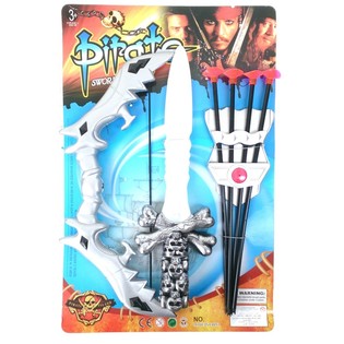 Set de juego de arco y flechas de 7 piezas (6 uds.)